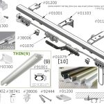 מסילת ווילון דקה